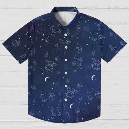 Strange Little Monsters In The Starry Sky Geeky Shirt