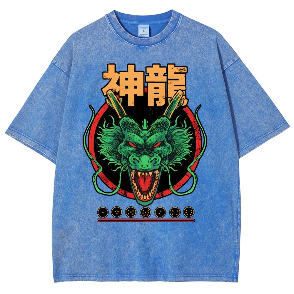 God Dragon Vintage Distressed T-shirt