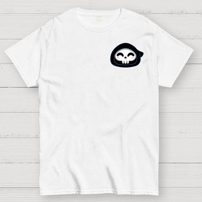 Right Behind You Halloween Front And Back Printing Geek T-Shirt