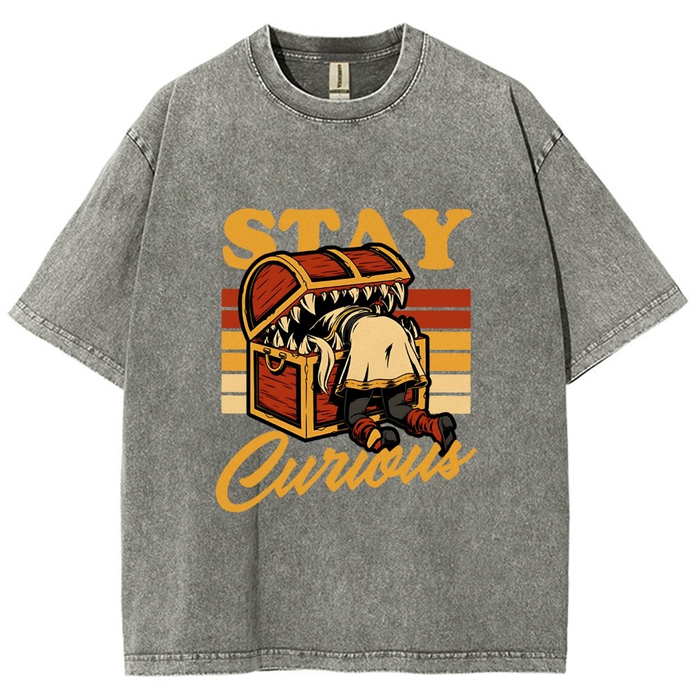 Elf Anime Treasure Vintage Distressed T-shirt