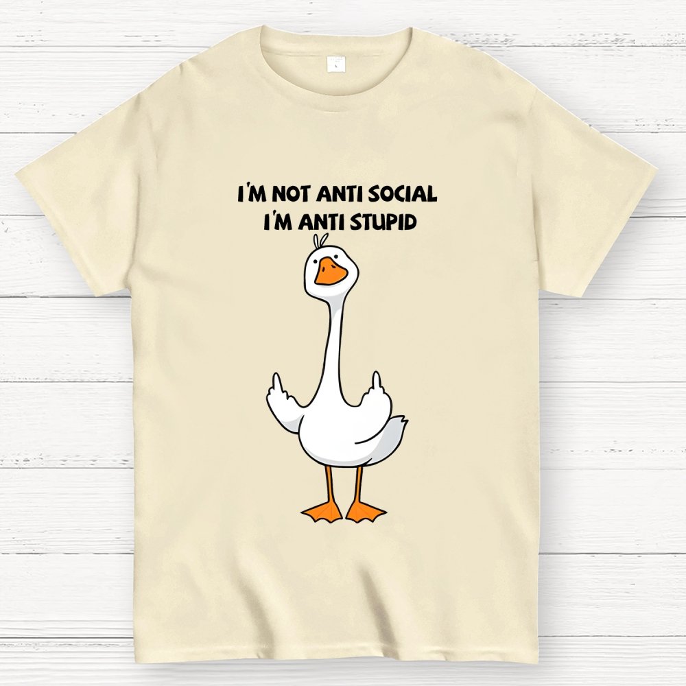 I’m not antisocial I’m antistupid  Geek T-Shirt