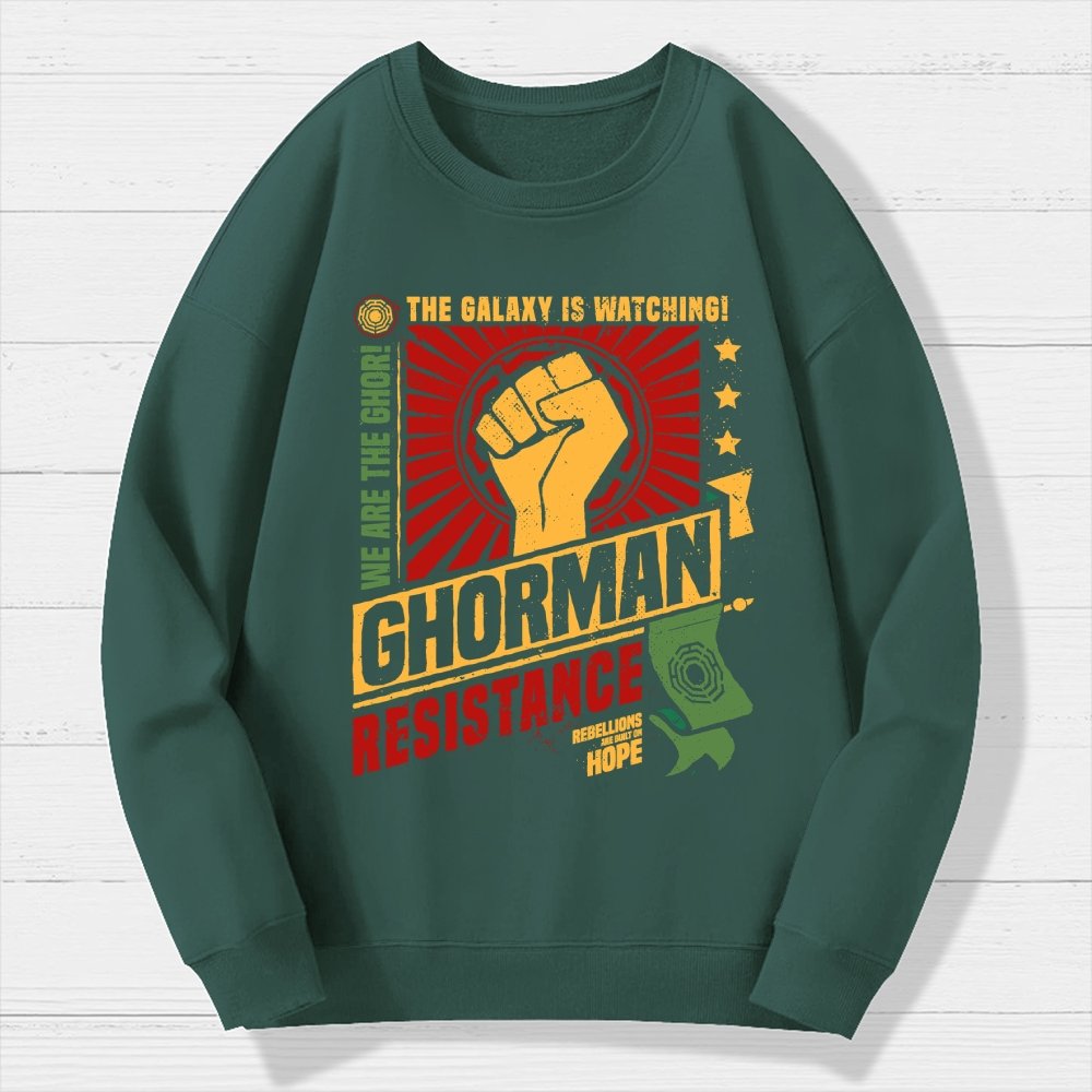 Galactic Resistance Geek Cotton Sweatshirt