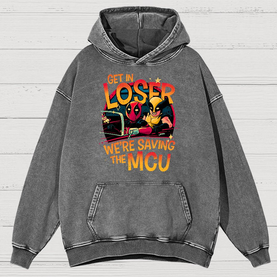 Saving The Universe Vintage Distressed Hoodie