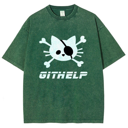 GitHelp Vintage Distressed T-shirt