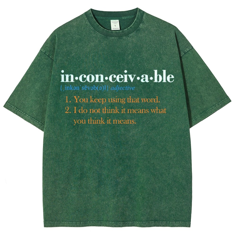 In-con-ceiv-a-ble Vintage Distressed T-shirt