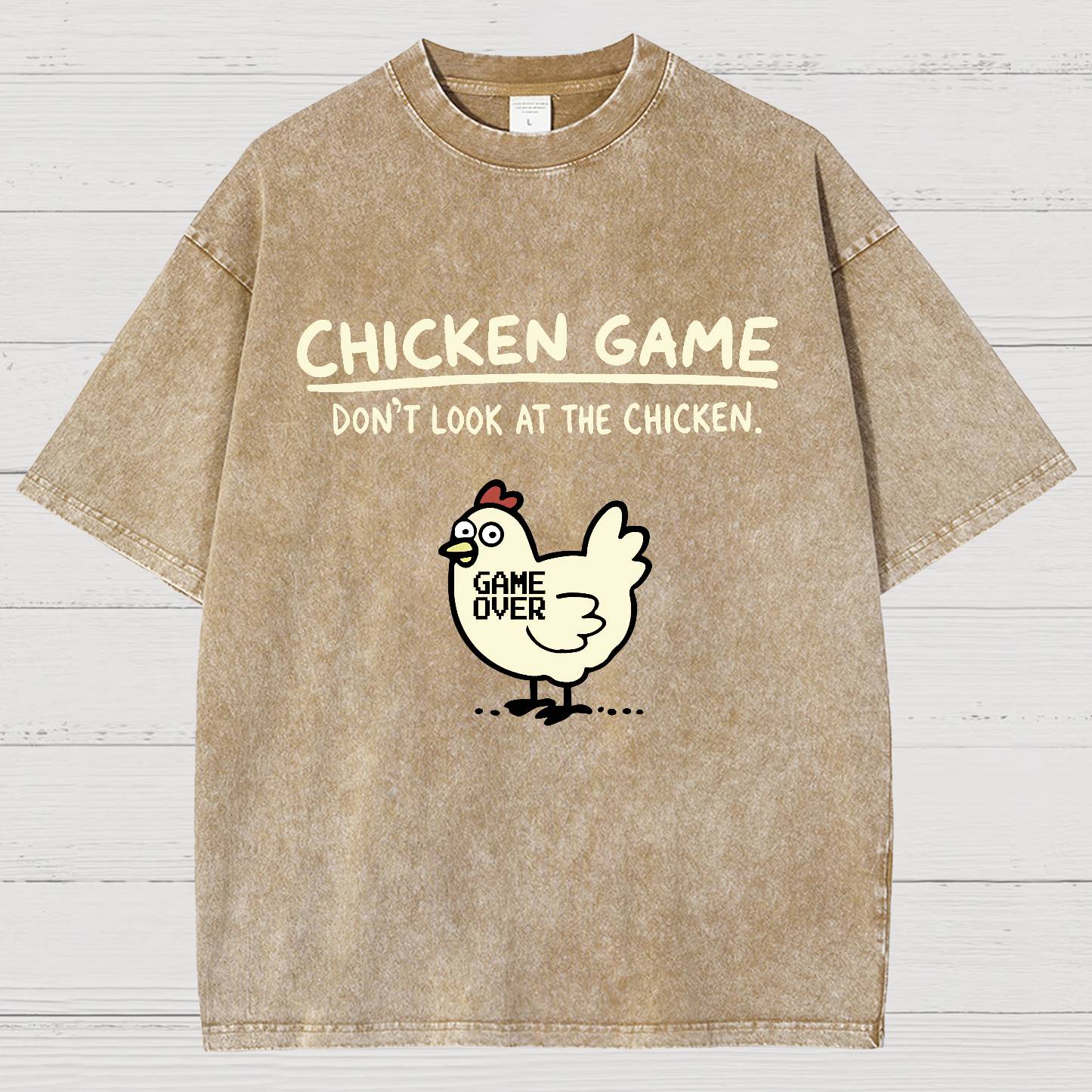 Chicken Game Vintage Distressed T-shirt