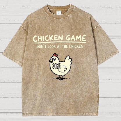 Chicken Game Vintage Distressed T-shirt