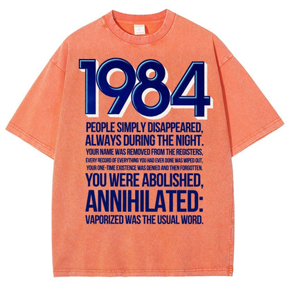 1984-Evaporation-Satire Vintage Distressed T-shirt