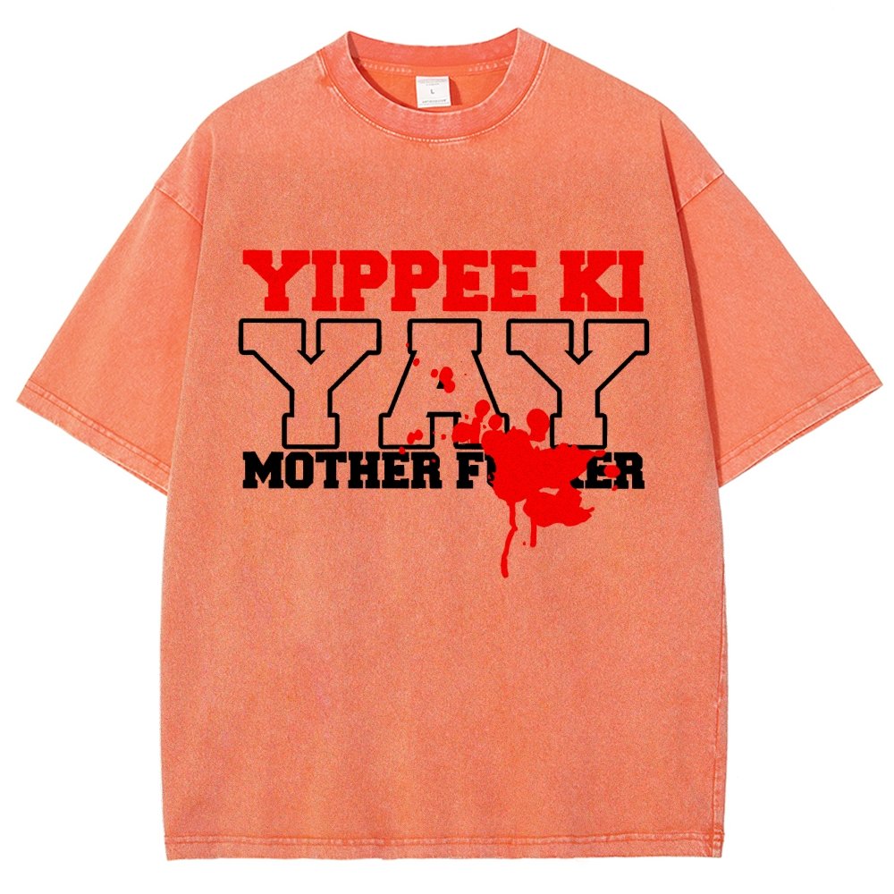 Yippee Ki-yay... You know the rest Vintage Distressed T-shirt