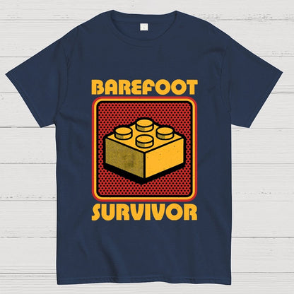 Foot Brick Survivor Geek T-Shirt