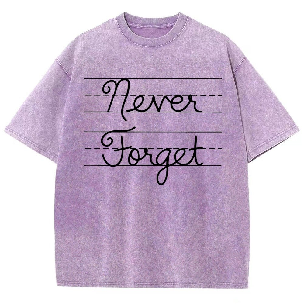 Cursive - Never Forget Vintage Distressed T-shirt