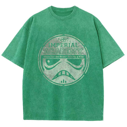 Aiming for Excellence Vintage Distressed T-shirt