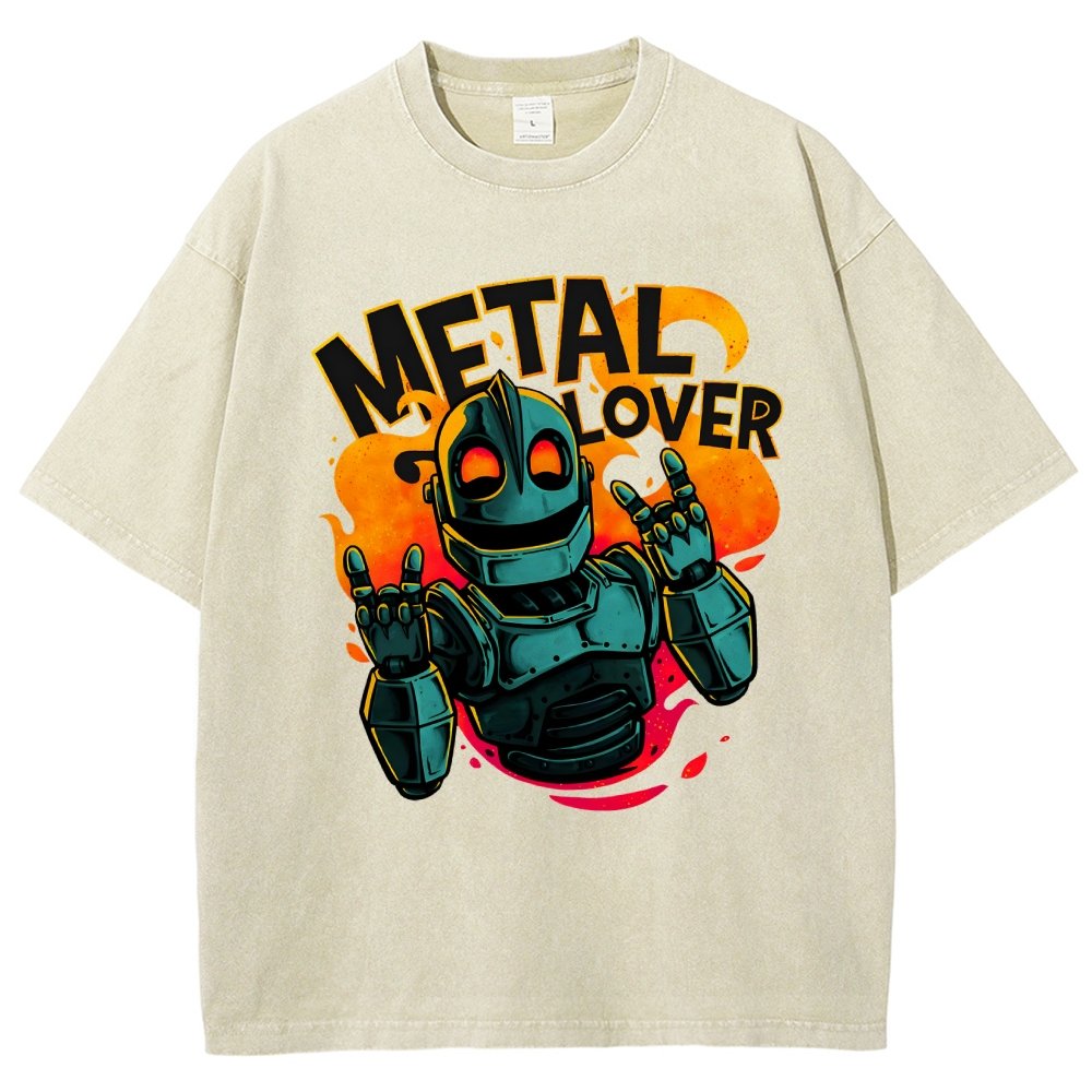 Giant Metal Lover Vintage Distressed T-shirt