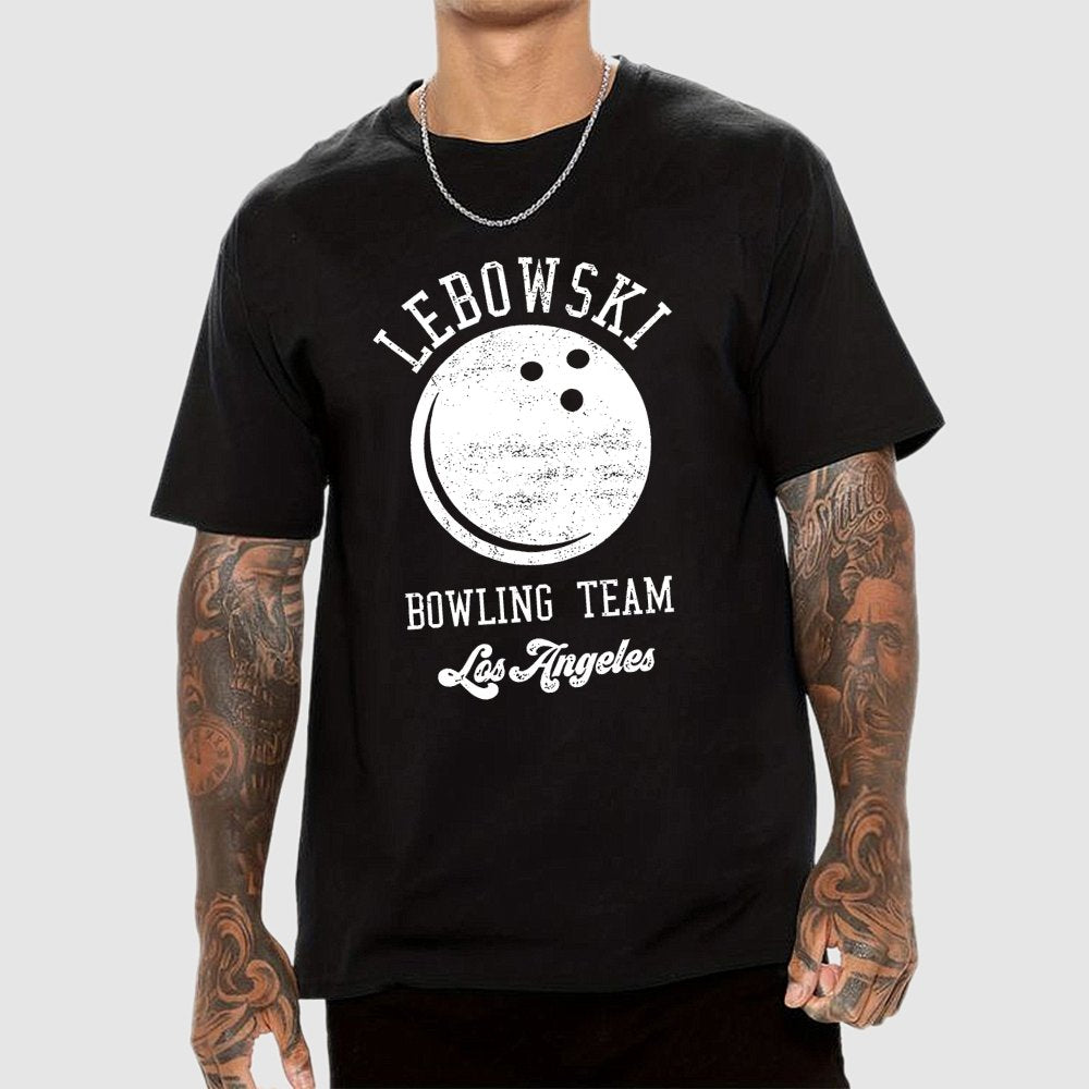 Lebowski Bowling Team Geek T-Shirt
