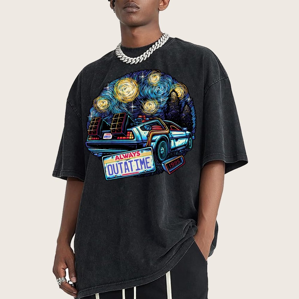 Always Outatime Vintage Distressed T-shirt
