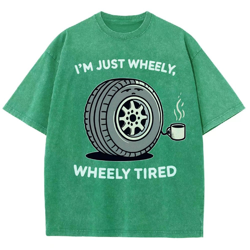 Wheely, Wheely Tired Vintage Distressed T-shirt