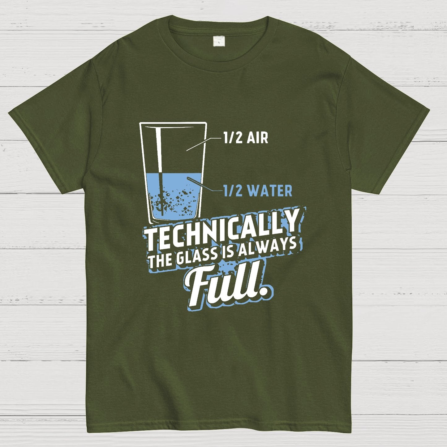 Technically the glass is always full Geeky T-Shirt