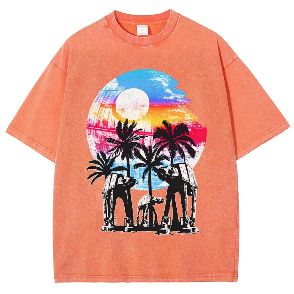 Summer Assault Vintage Distressed T-shirt