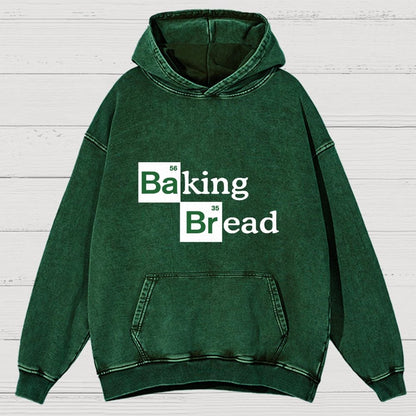 Baking Bread Vintage Distressed Hoodie