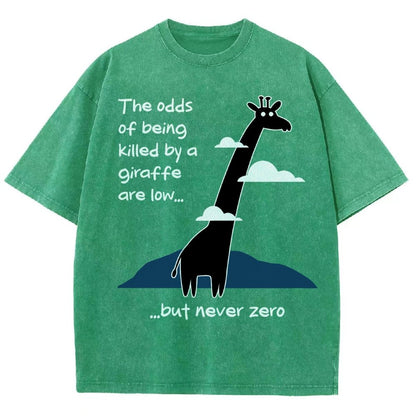 Killer Giraffe Vintage Distressed T-shirt