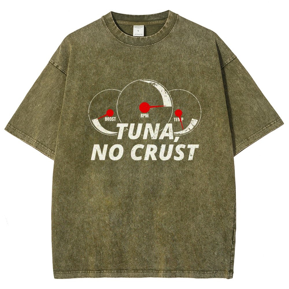 TUNA. NO CRUST Vintage Distressed T-shirt