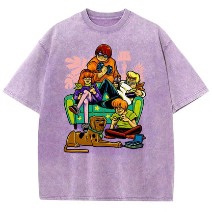 Stay Home Squad Vintage Distressed T-shirt