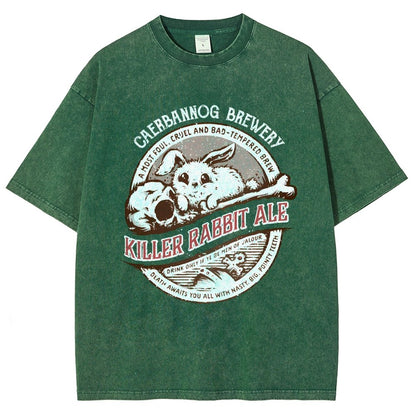 Killer Rabbit Ale Vintage Distressed T-shirt
