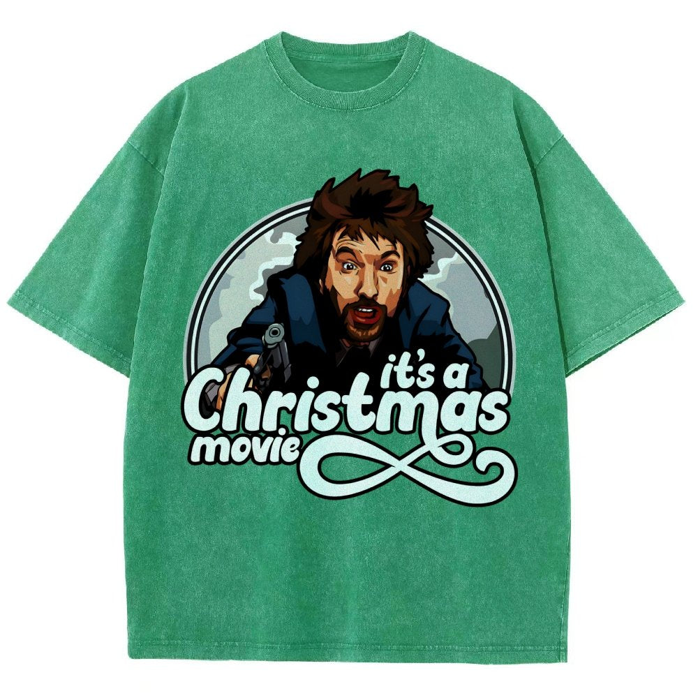 It‘s A Christmas Movie Vintage Distressed T-shirt