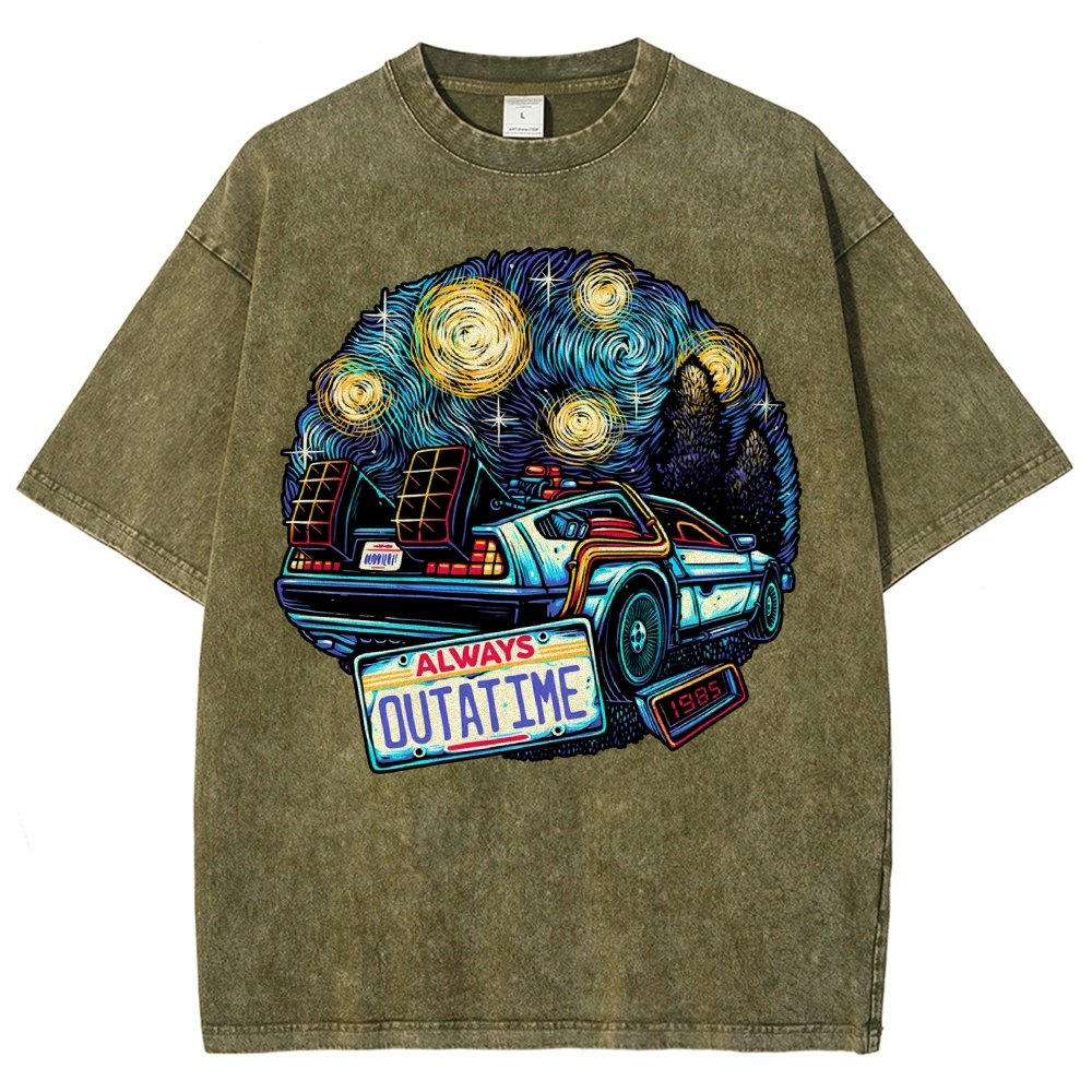 Always Outatime Vintage Distressed T-shirt