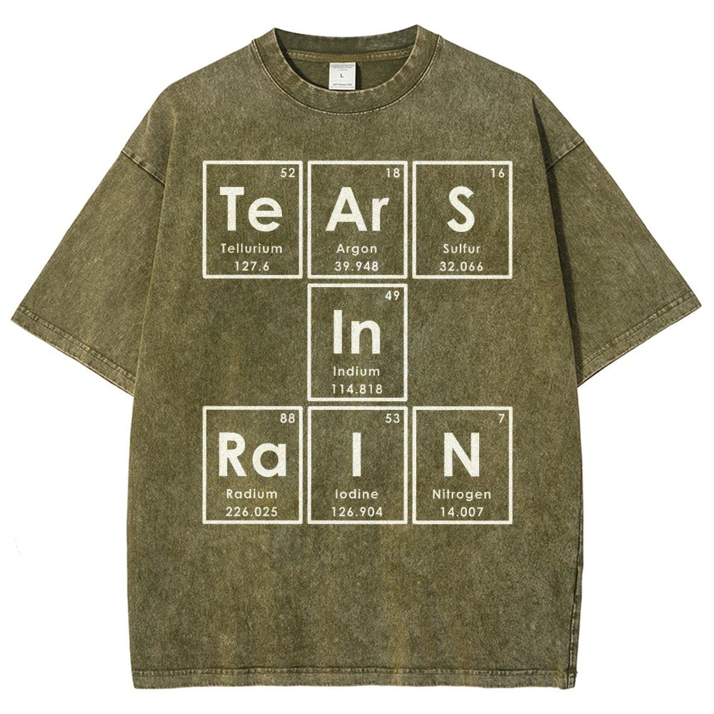 TeArS In RaIN Essential Vintage Distressed T-shirt