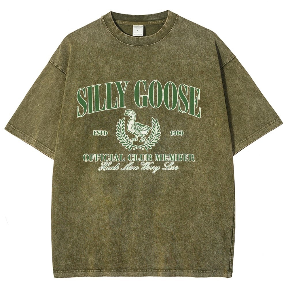 Silly Goose Official Club Vintage Distressed T-shirt