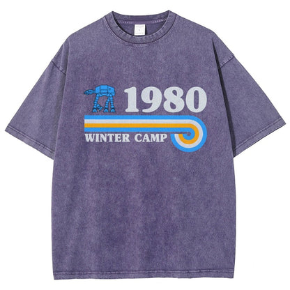 Winter Camp Vintage Distressed T-shirt