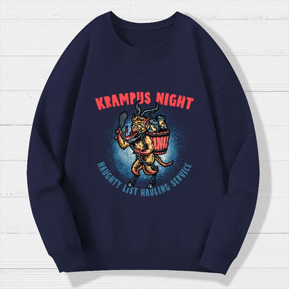 Krampus Night Geek Cotton Sweatshirt