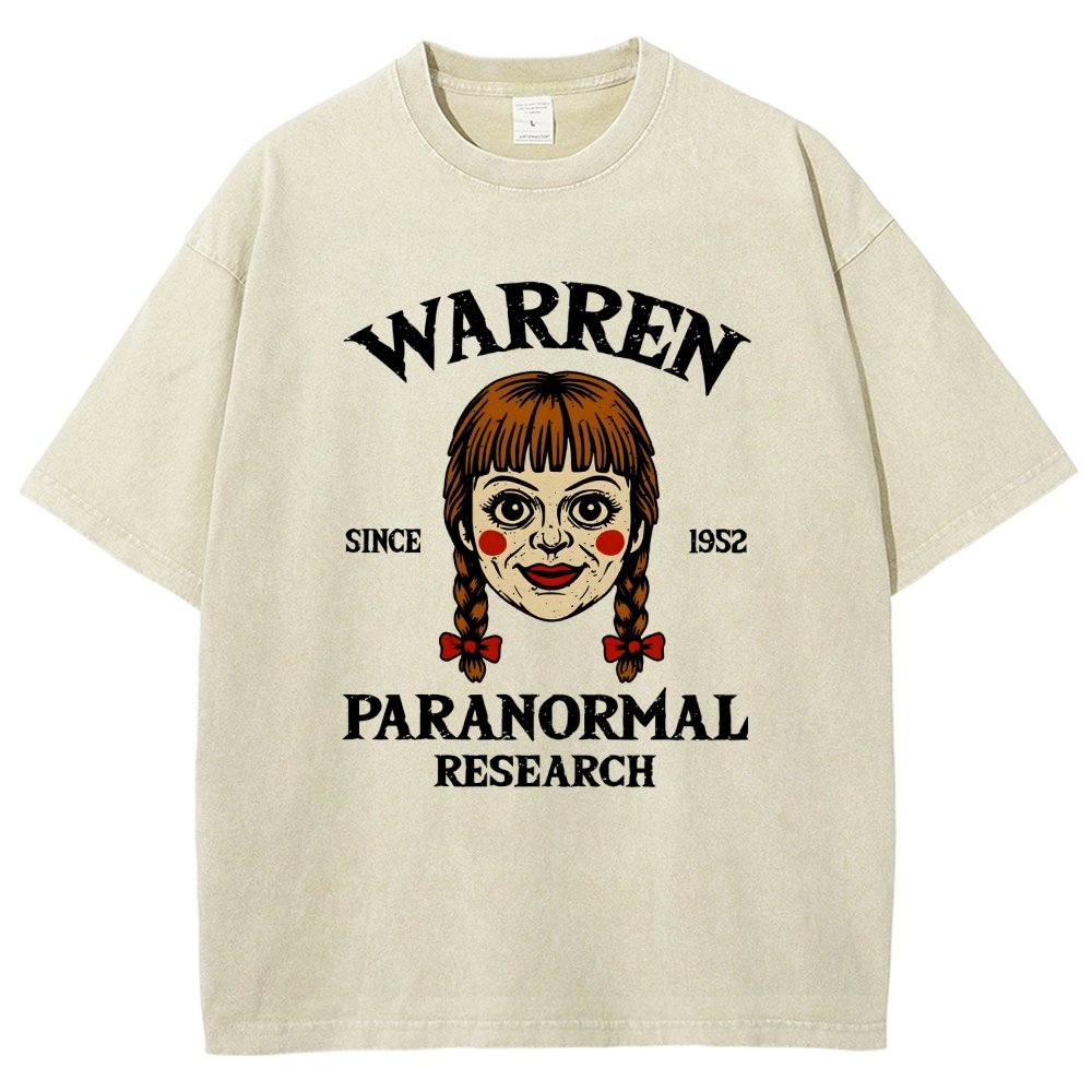 Warren Paranormal Research Vintage Distressed T-shirt