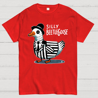Silly Beetle Goose Funny Geek T-Shirt