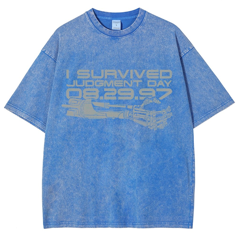 Judgment Day Survivor Vintage Distressed T-shirt