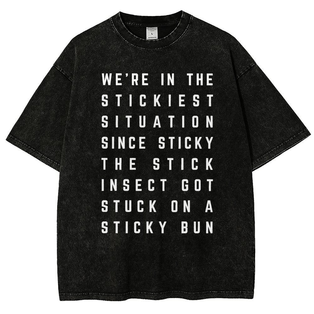 Sticky Situation Vintage Distressed T-shirt