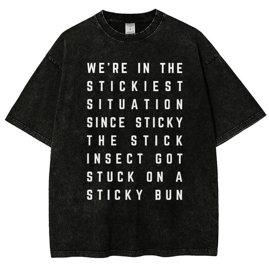 Sticky Situation Vintage Distressed T-shirt