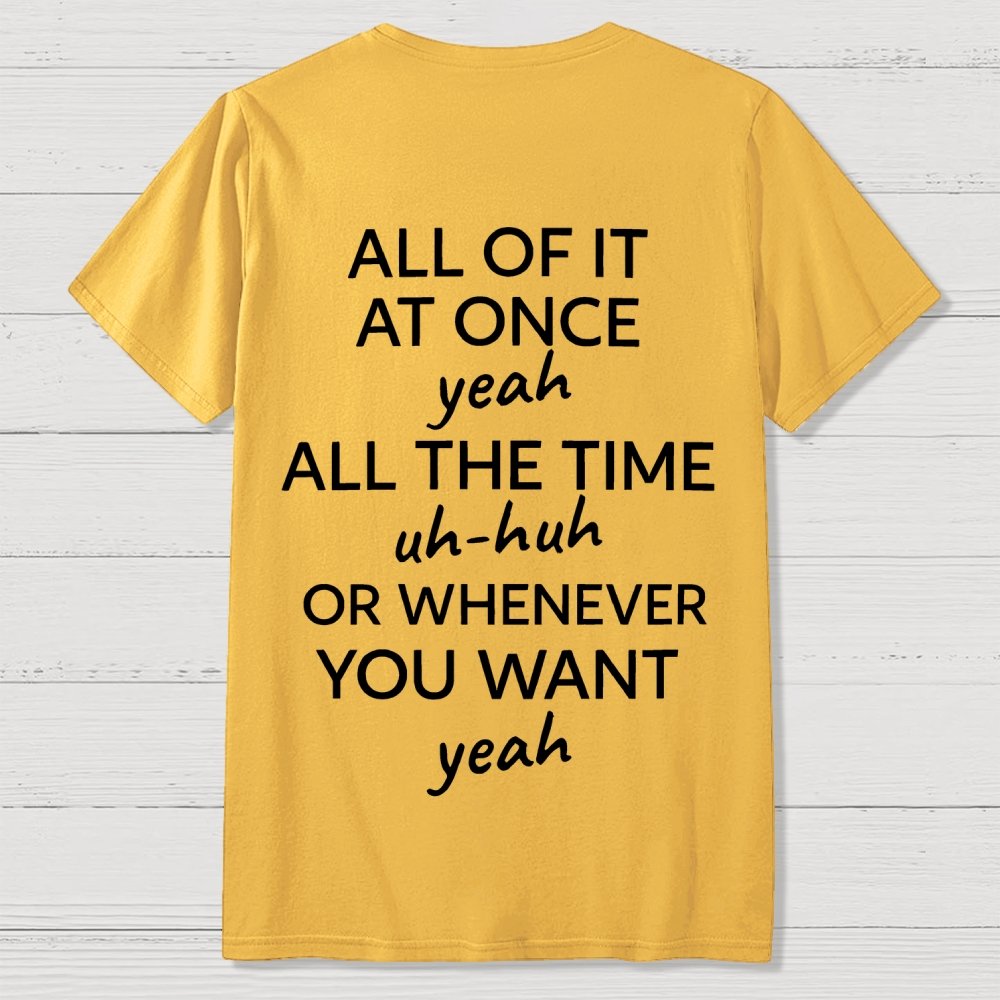 Do It Lady Front And Back Printing Geek T-Shirt