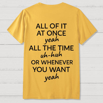 Do It Lady Front And Back Printing Geek T-Shirt