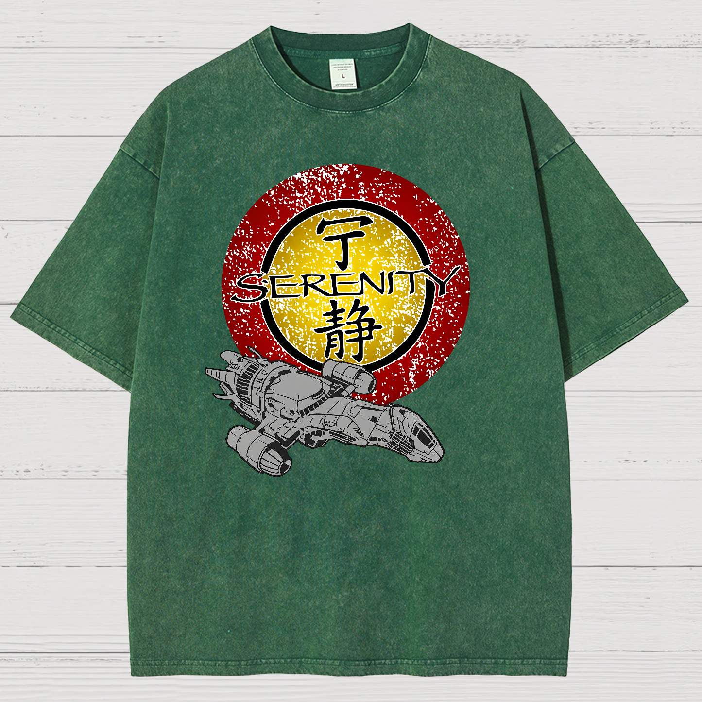Firefly Starship Vintage Distressed T-shirt