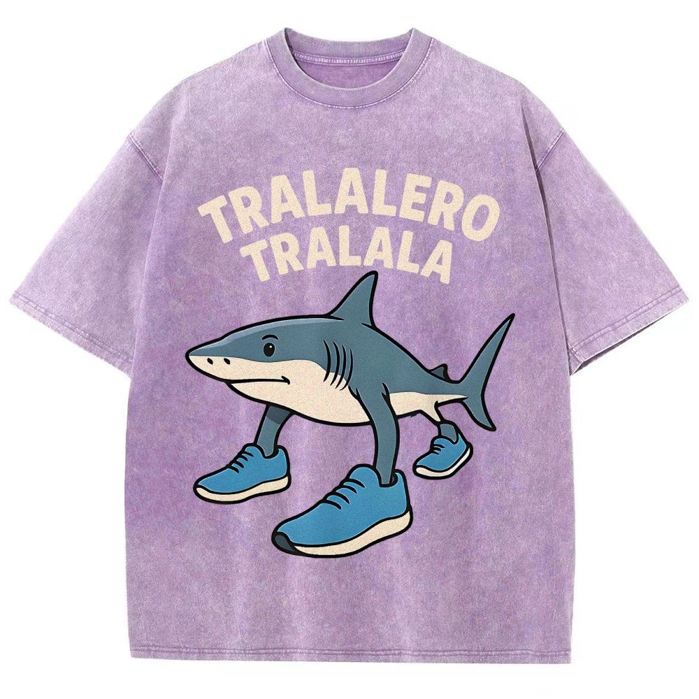 Tralalero Tralala Vintage Distressed T-shirt