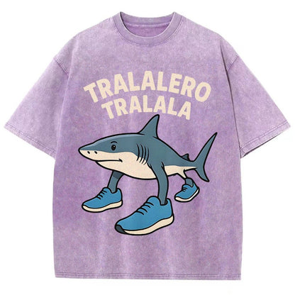 Tralalero Tralala Vintage Distressed T-shirt