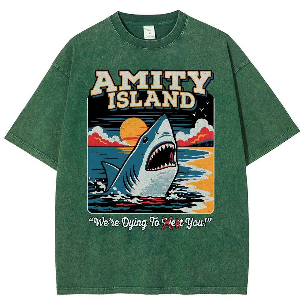 Dying to Eat You Vintage Distressed T-shirt