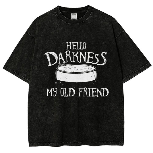 Hello Darkness Brew Vintage Distressed T-shirt