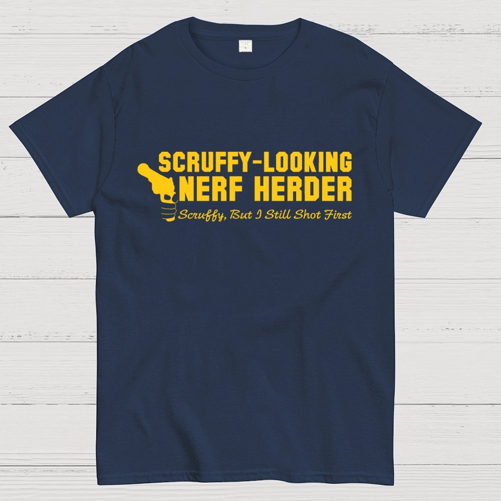 Scruffy Maverick Geek T-Shirt