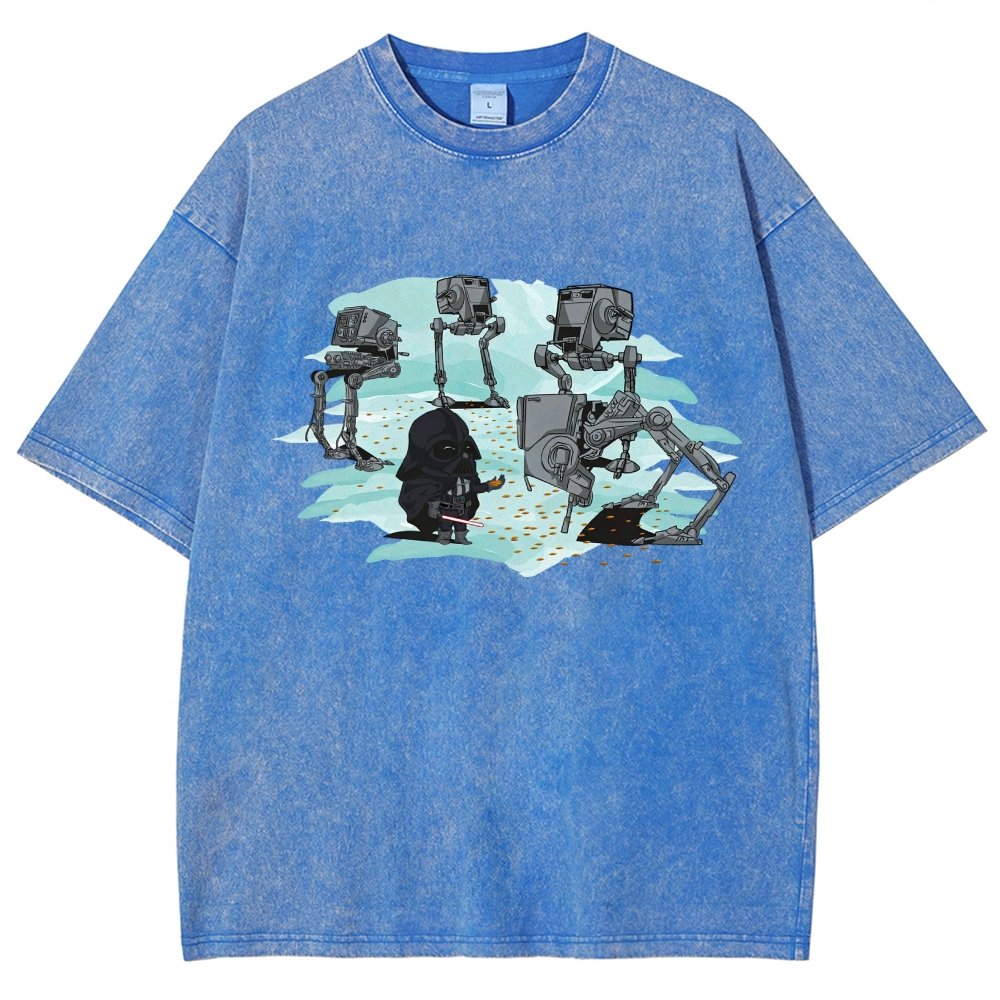 Dark Lord feeds the mechanical bird Vintage Distressed T-shirt