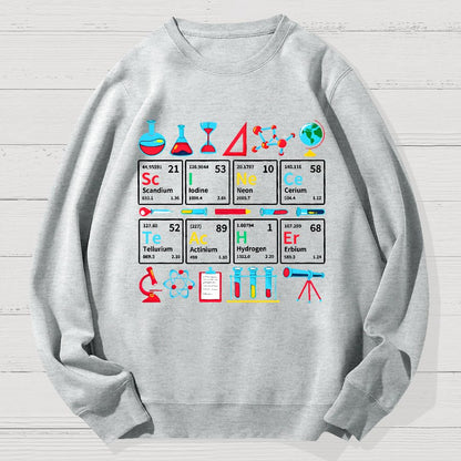 Teaching Science Geek Cotton Sweatshirt