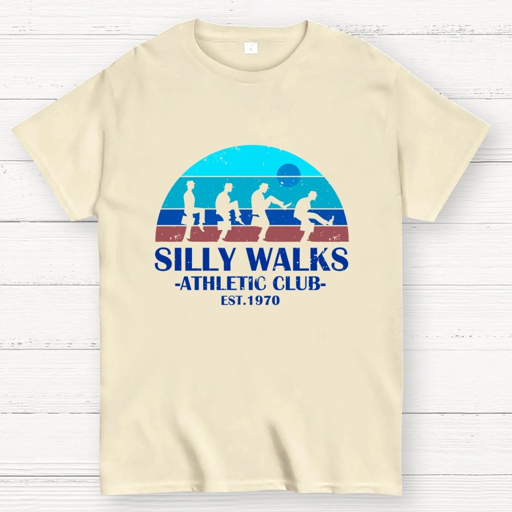 Silly Walks - Athletic Club Unisex Geek T-Shirt