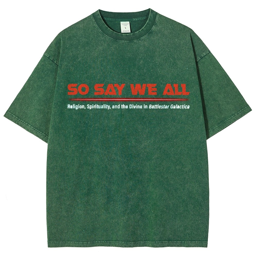 So Speak We All Vintage Distressed T-shirt